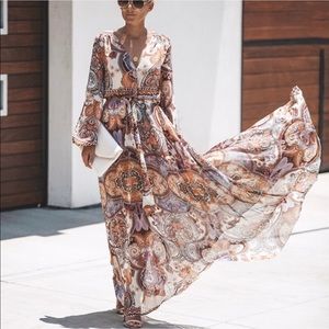 Vici Wrap Maxi Dress